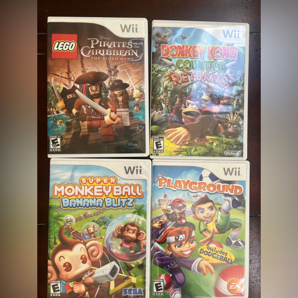 Wii Games- bundled 4 games